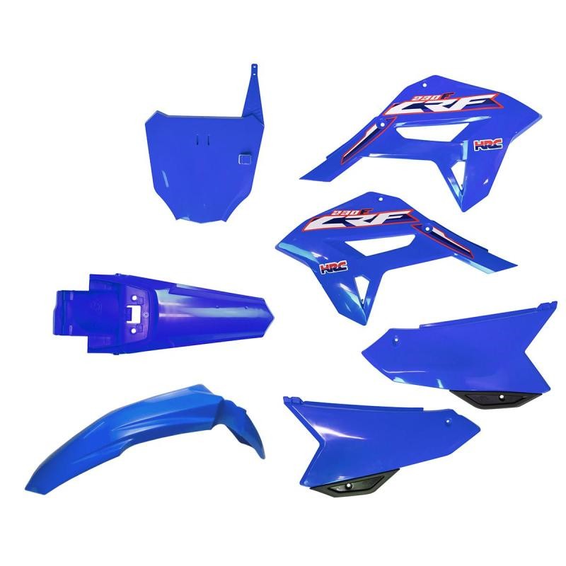 KIT ENCARENADO F21 CRF230F AZUL CON NUMBER PLATE