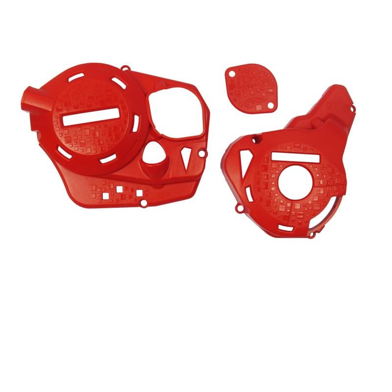 PROTECTOR COSTADO MOTOR DEFENDER CRF250F CB250F ROJO