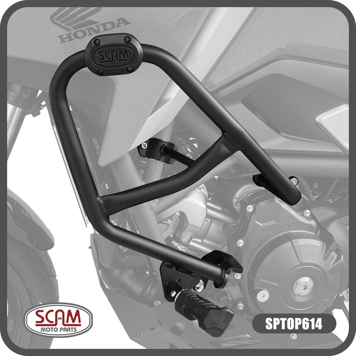PROTECTOR MOTOR Y ENCARENADO NC750X SPORT SOLO LATERAL CON POSAPIE
