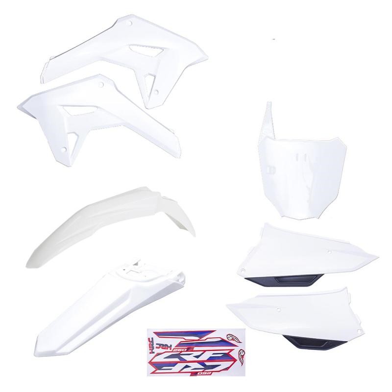 KIT ENCARENADO F21 CRF250F BLANCO C NUMBER PLATE SIN LED