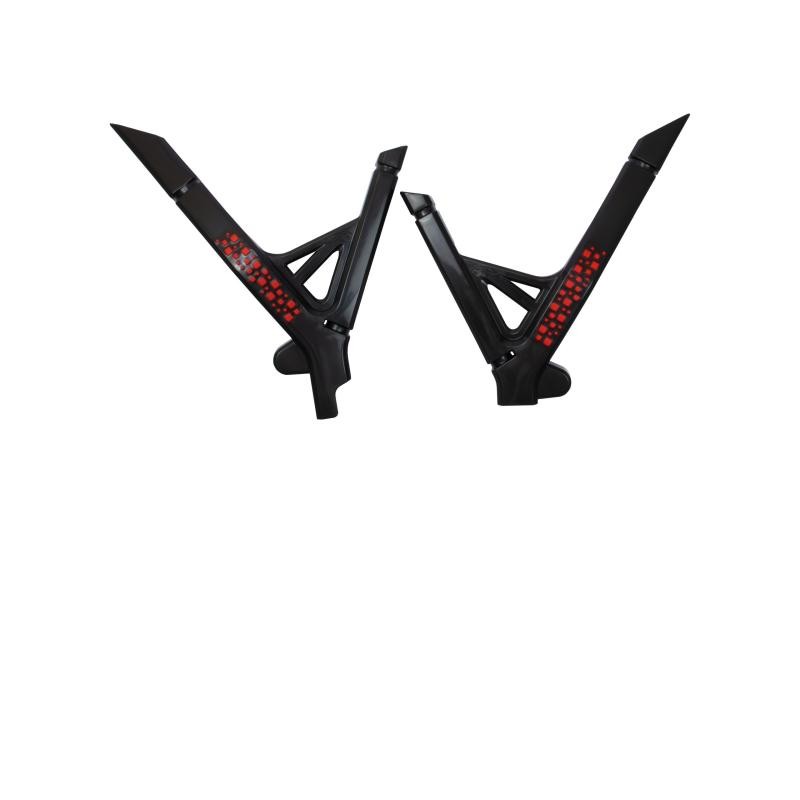PROTECTOR CHASIS DEFENDER TORNADO NEGRO ROJO