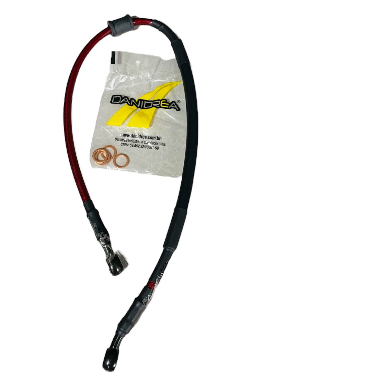 FLEXIBLE FRENO TRASERO CRF250F CRF250R ROJO