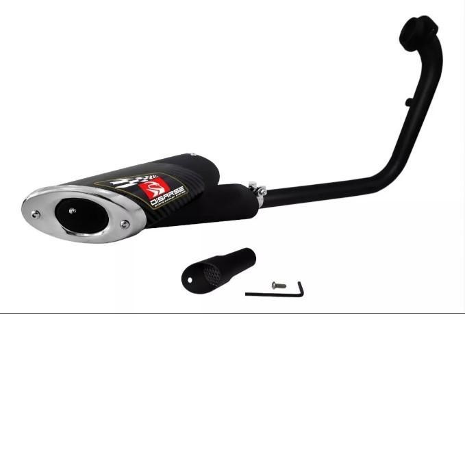 ESCAPE DEPORTIVO FAZER250 18-24 TAPA CROMADA