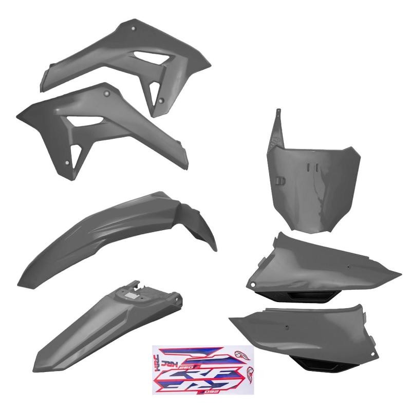 KIT ENCARENADO F21 CRF250F GRIZ C NUMBER PLATE