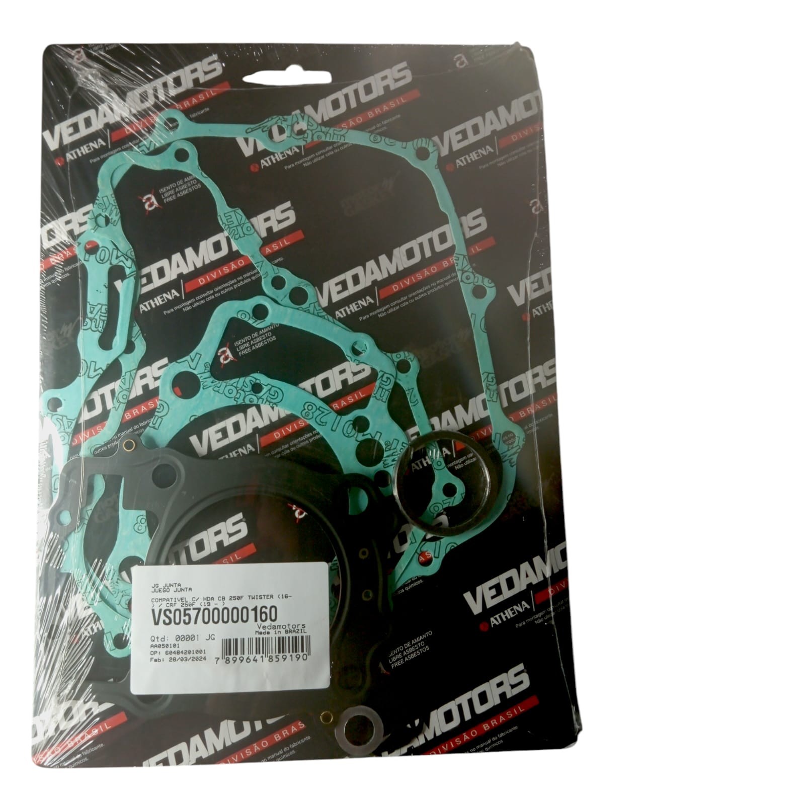 JG JUNTA COMP CB250F CRF250F