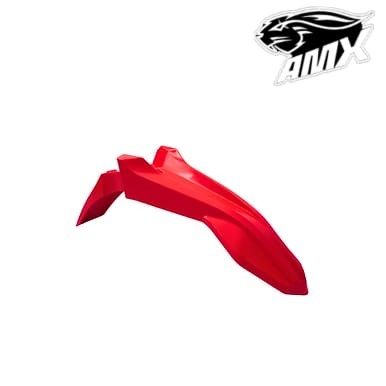 GUARDABARRO DELANTERO TORNADO ADVENTURE ROJO  (02-08)