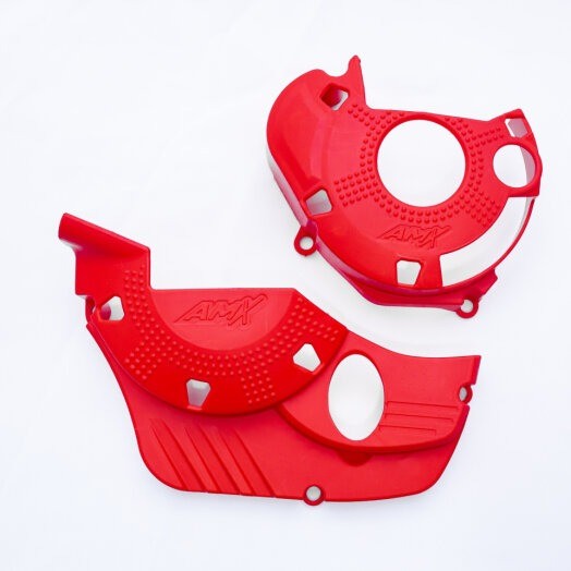 PROTECTOR COSTADO MOTOR CRF250F ROJO