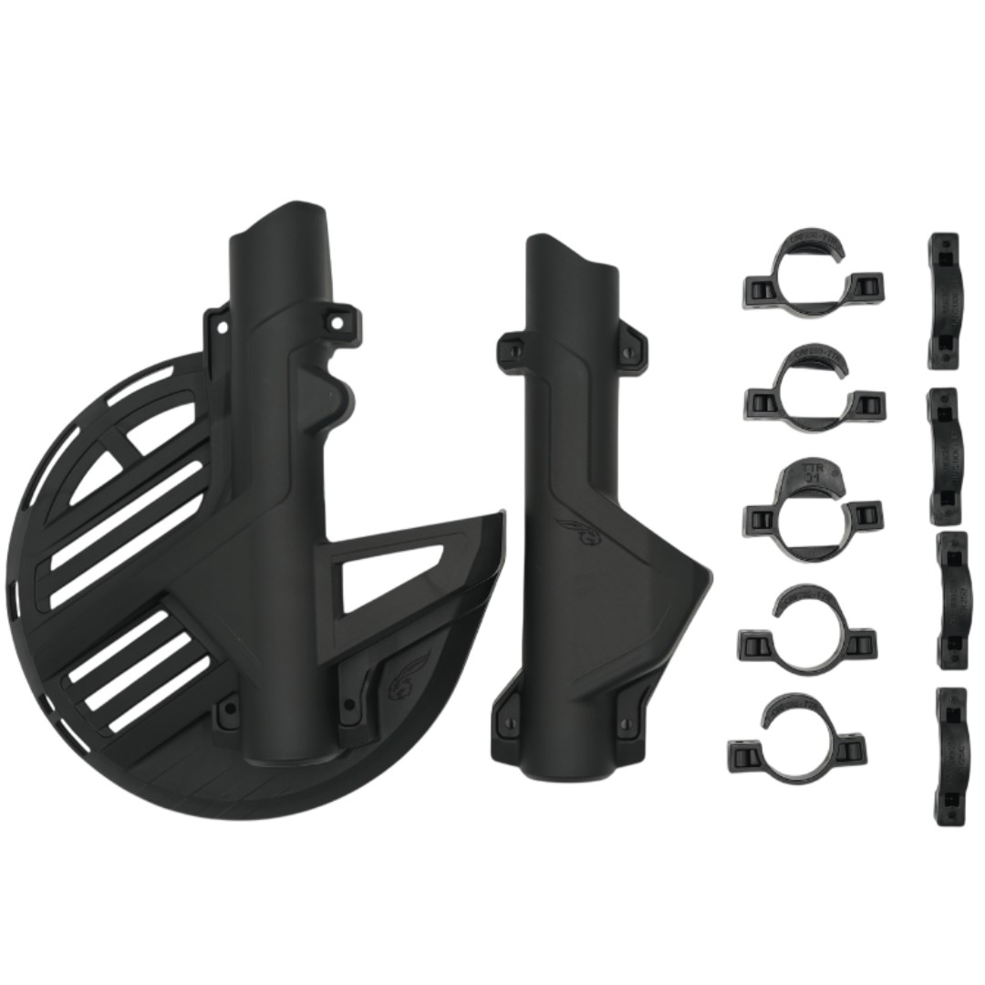 PROTECTOR DISCO Y BASTAGO CRF230F CRF250F CRF300F XR250 TTR230 NEGRO
