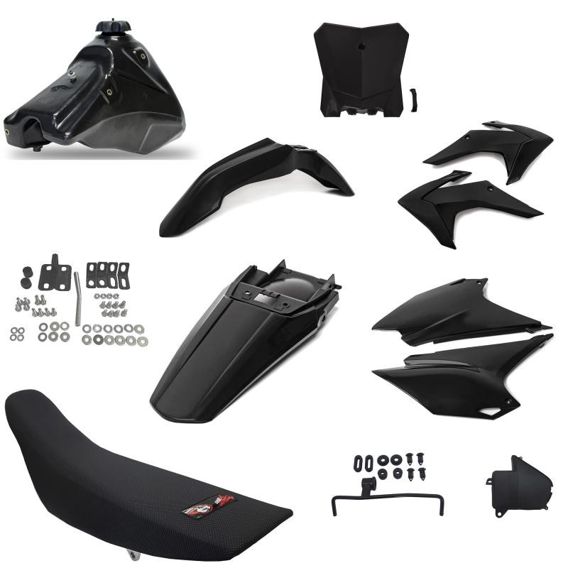 KIT COMBO MOD ORIGINAL 2015 CRF230F NEGRO CON ERRAJES