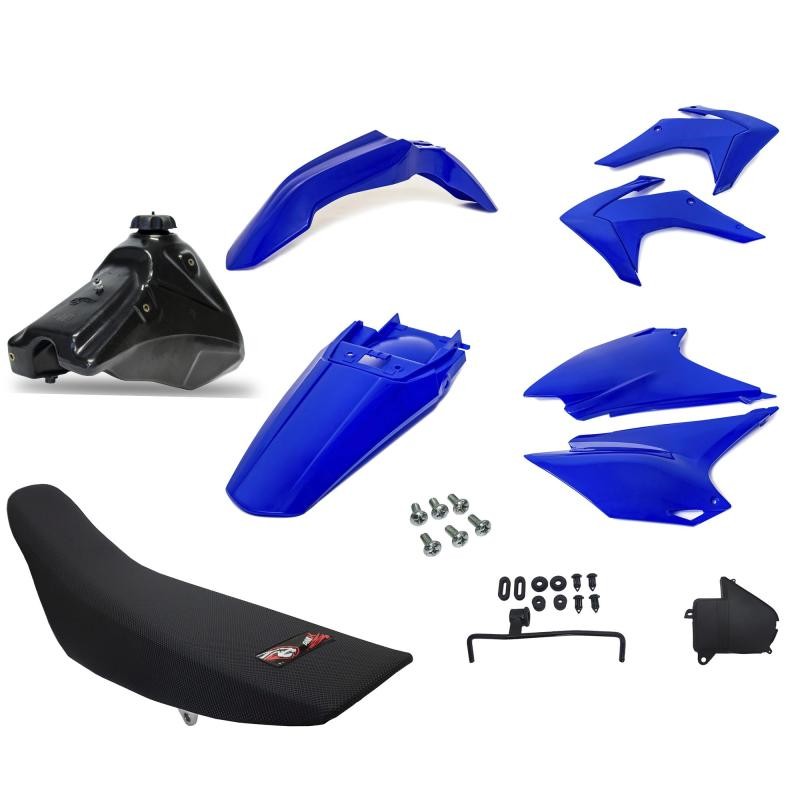 KIT COMBO MOD ORIGINAL 2015 CRF230F AZUL SIN HERRAJES