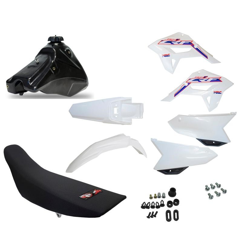 KIT COMBO MOD F21 CRF230F BLANCO SIN HERRAJES