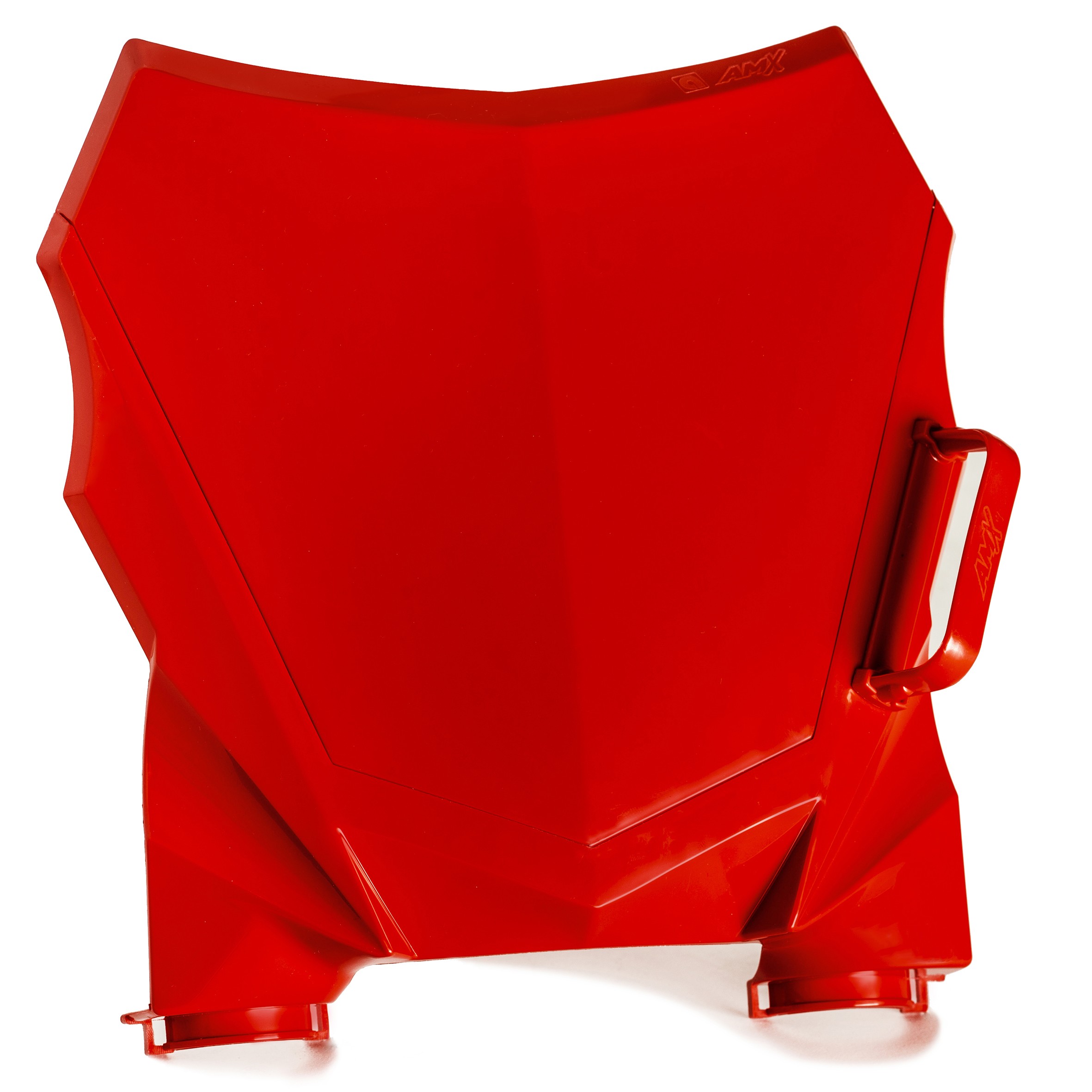 NUMBER PLATE DUO CON PASA CABLE CRF250F ROJO