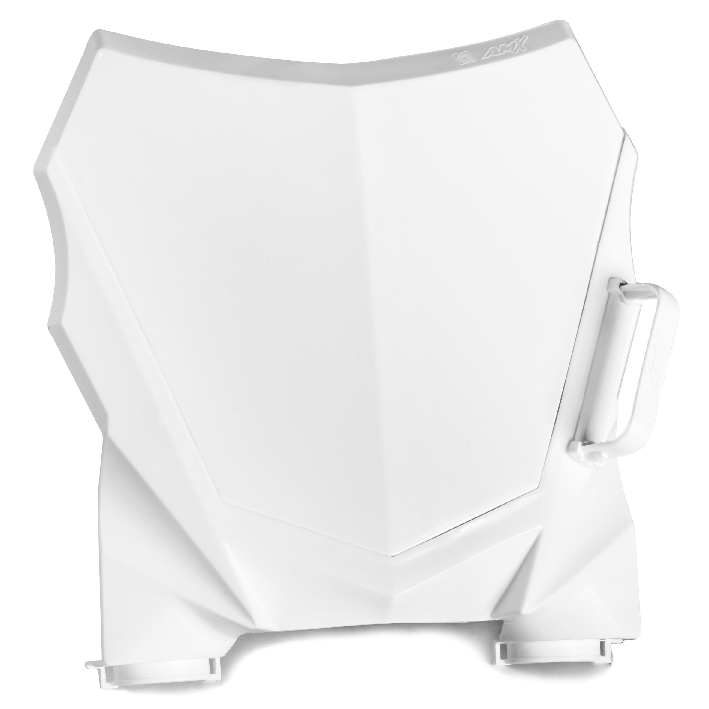 NUMBER PLATE DUO CON PASA CABLE CRF230F BLANCO